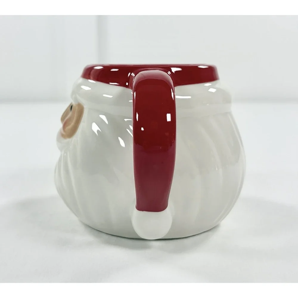 Wondershop Target 3D Christmas Santa Head‎ Face Figural Mug Stoneware 17oz Cup